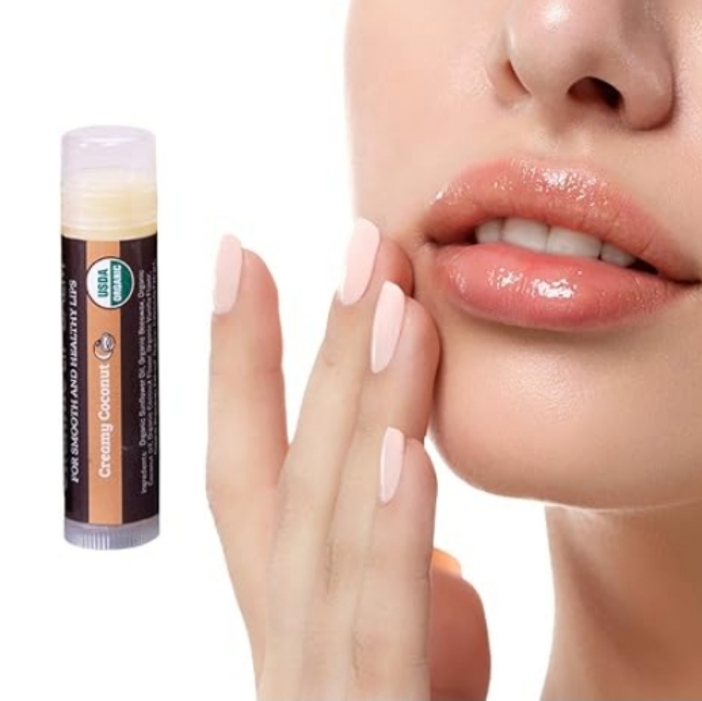 4 Pack Organic Best Lip Balm Repair Chapstick For Dry Cracked Lips Cream… - Picture 4 of 7